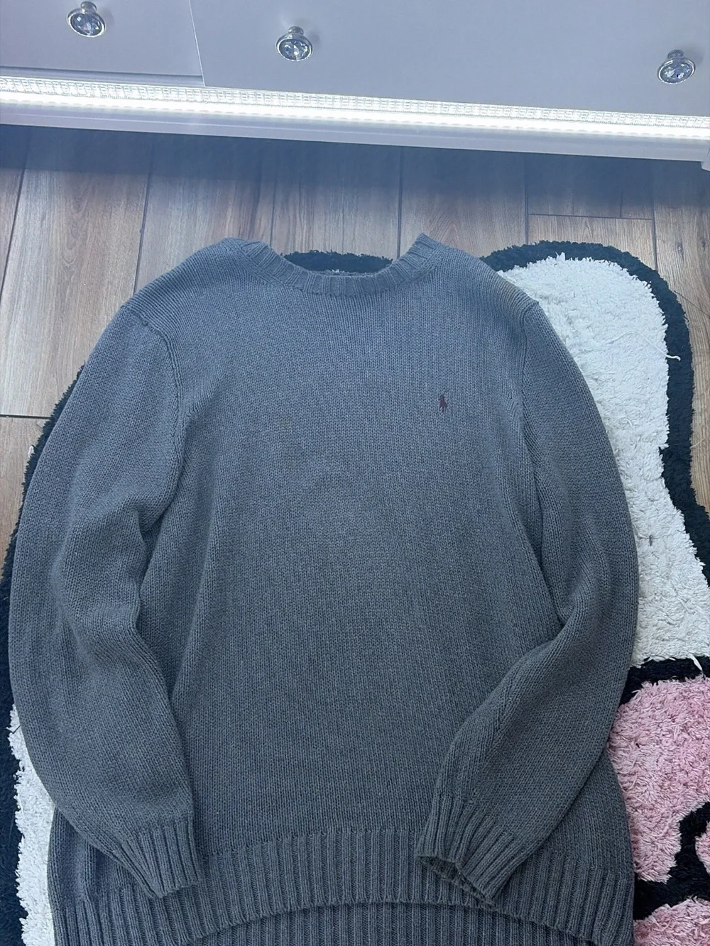 Ralph Lauren Charcoal Gray Crewneck Sweater